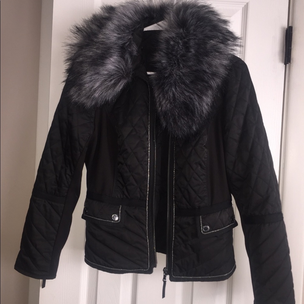 WHBM black jacket size s